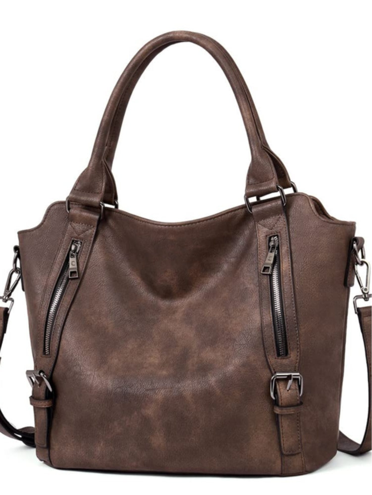 Bolso Tote Bandolera Retro de Gran Capacidad