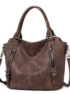 Bolso Tote Bandolera Retro de Gran Capacidad