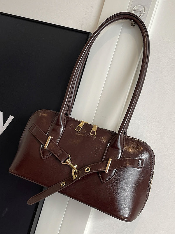 Mode retro skal handhållen axelväska crossbody-väska