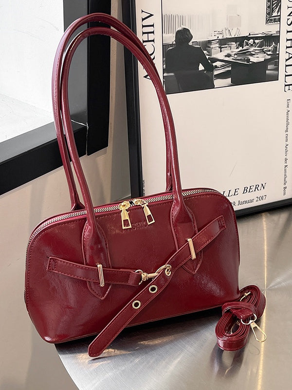 Mode retro skal handhållen axelväska crossbody-väska