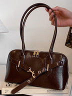 Mode retro skal handhållen axelväska crossbody-väska