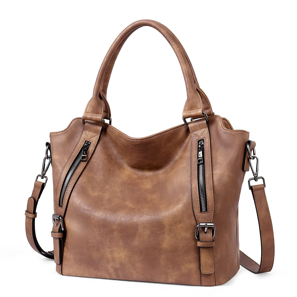 Bolso Tote Bandolera Retro de Gran Capacidad