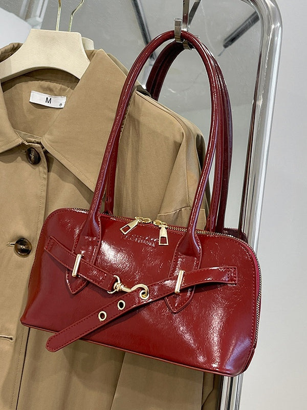 Mode retro skal handhållen axelväska crossbody-väska