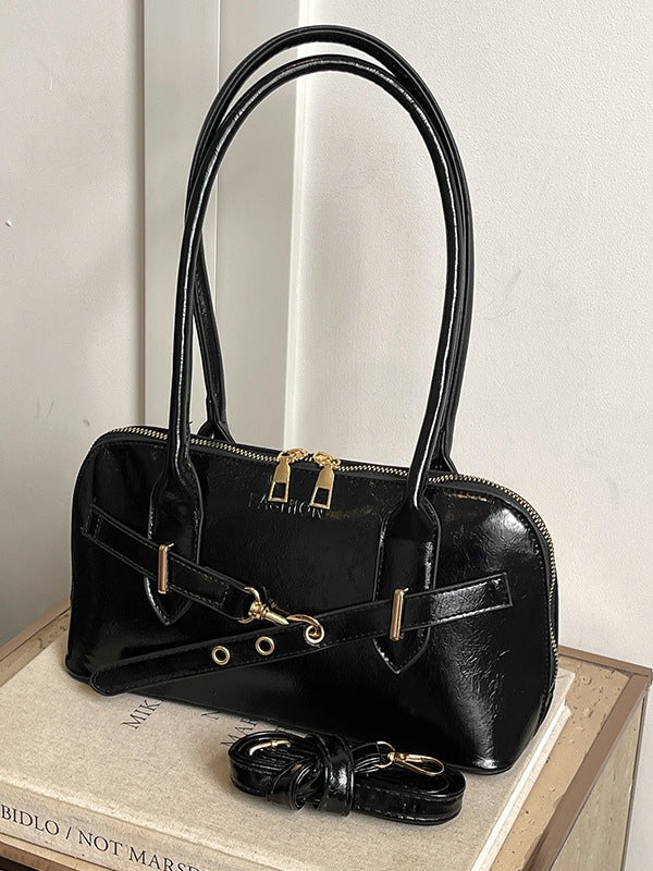 Mode retro skal handhållen axelväska crossbody-väska