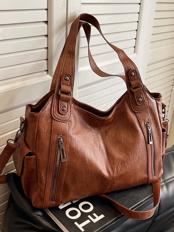 Bolso Tote Remaches Gran Capacidad