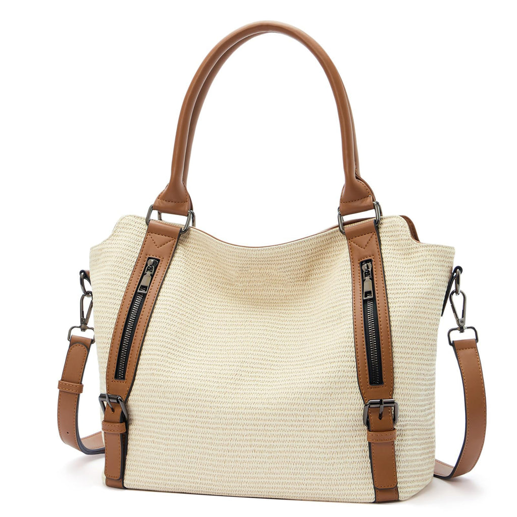 Bolso Tote Bandolera Retro de Gran Capacidad
