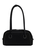 Retro frosted shoulder handbag casual pillow bag