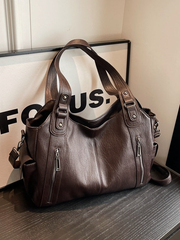 Bolso Tote Remaches Gran Capacidad