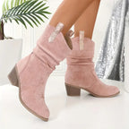 Botines Cowboy Western Vintage con Flecos
