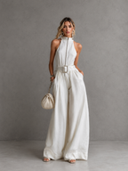 Elegante mono urbano sin mangas Doris