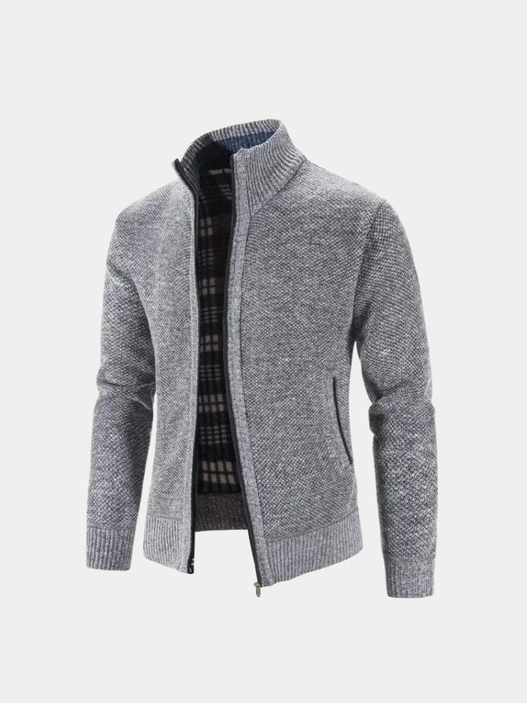Chaqueta de punto con cremallera Harper - LOVRA DESIGN