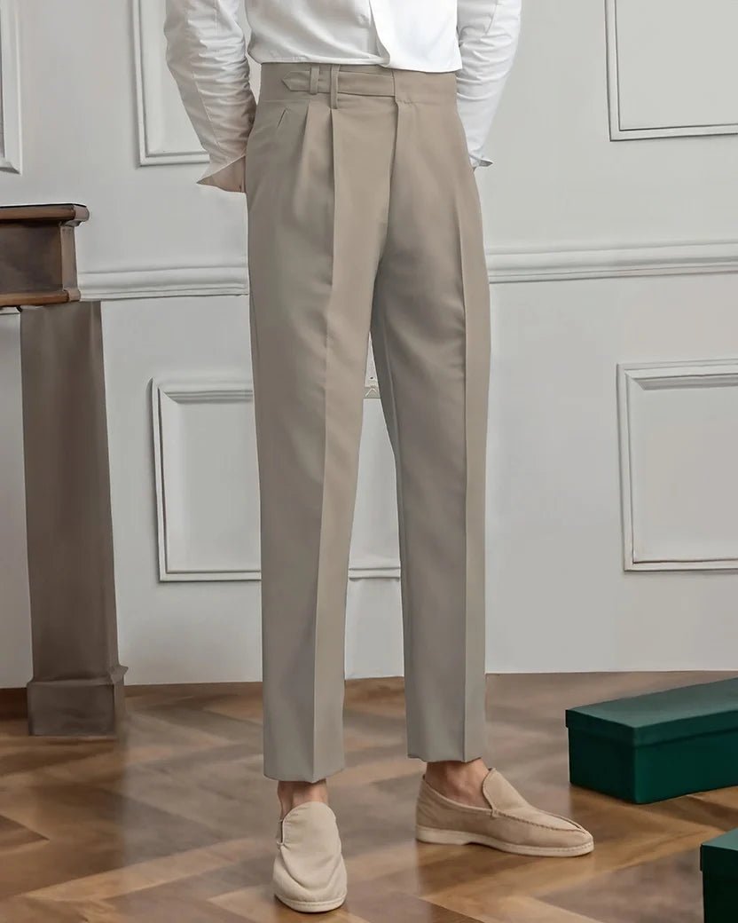 Pantalón con pinzas Executive - LOVRA DESIGN