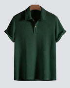 Polo de punto gofrado Sorello - LOVRA DESIGN
