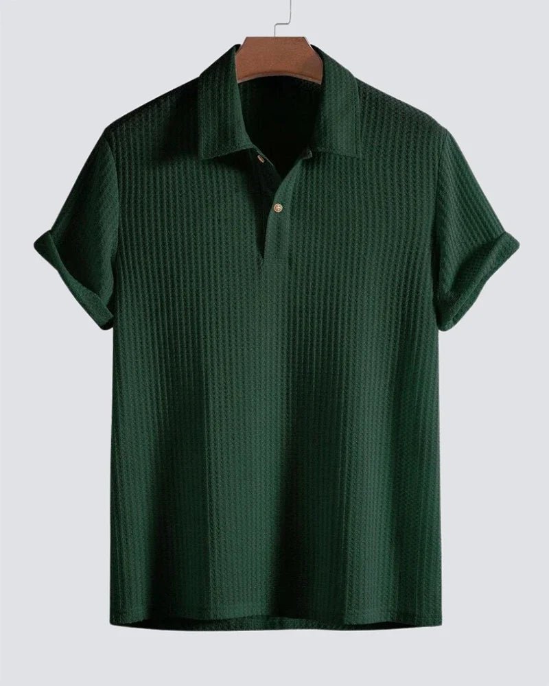 Polo de punto gofrado Sorello - LOVRA DESIGN