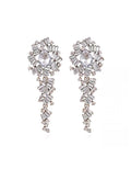 Super Sparkly Crystal Tassel Statement Earrings