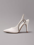 Rhinestone High Heeled Pointed Shoes