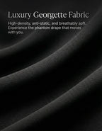 Black Halter Neck Chiffon Rhinestone Waist Belt Maxi Dress