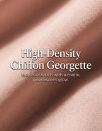 Light Pink One Shoulder Draped Chiffon Fishtail Maxi Dress
