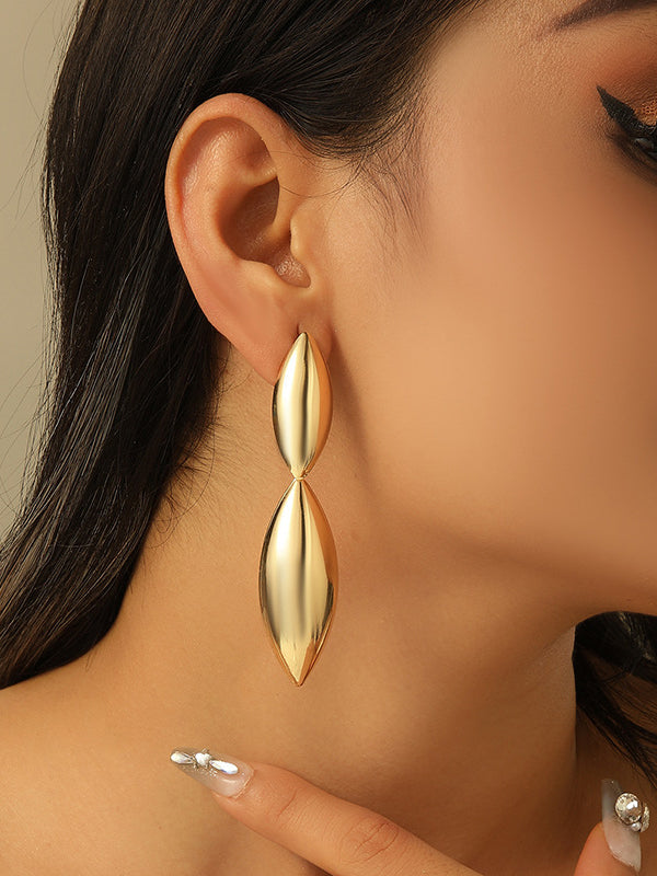 Gold Teardrop Earrings