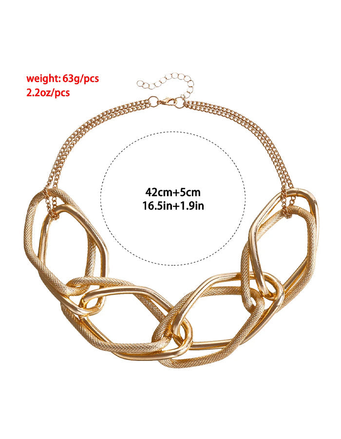 Geometric And Exaggerated Necklace