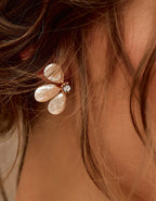 3D Petal Flower Earrings
