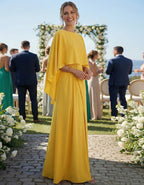 Sage Green One Shoulder Chiffon Ribbon Fishtail Maxi Dress