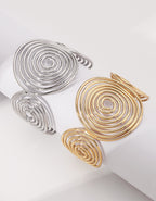 Spiral Wire Open Bracelet