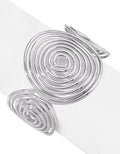 Spiral Wire Open Bracelet