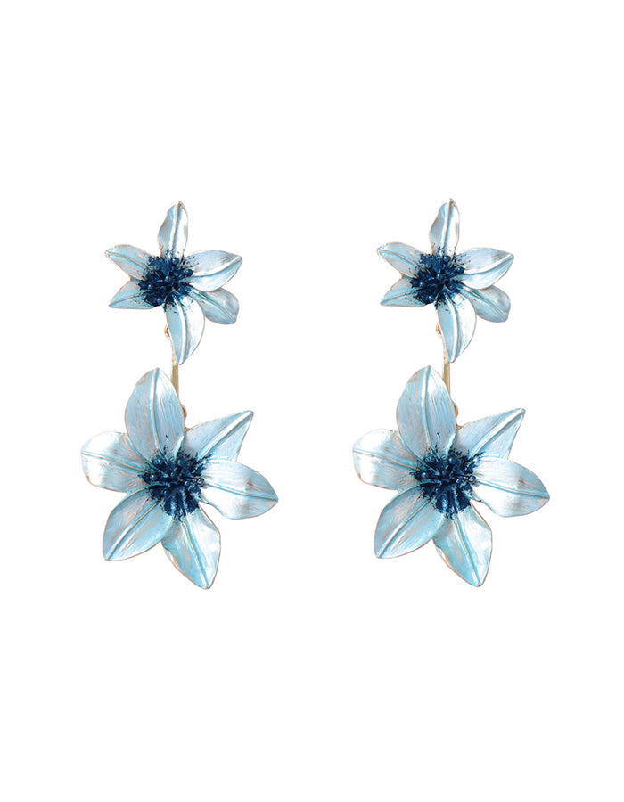 Patchwork Flower Earrings