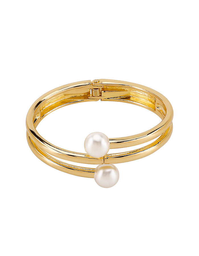 Vintage Pearl Multi-Strand Bracelet