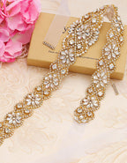 Rhinestone Appliqué Waistband
