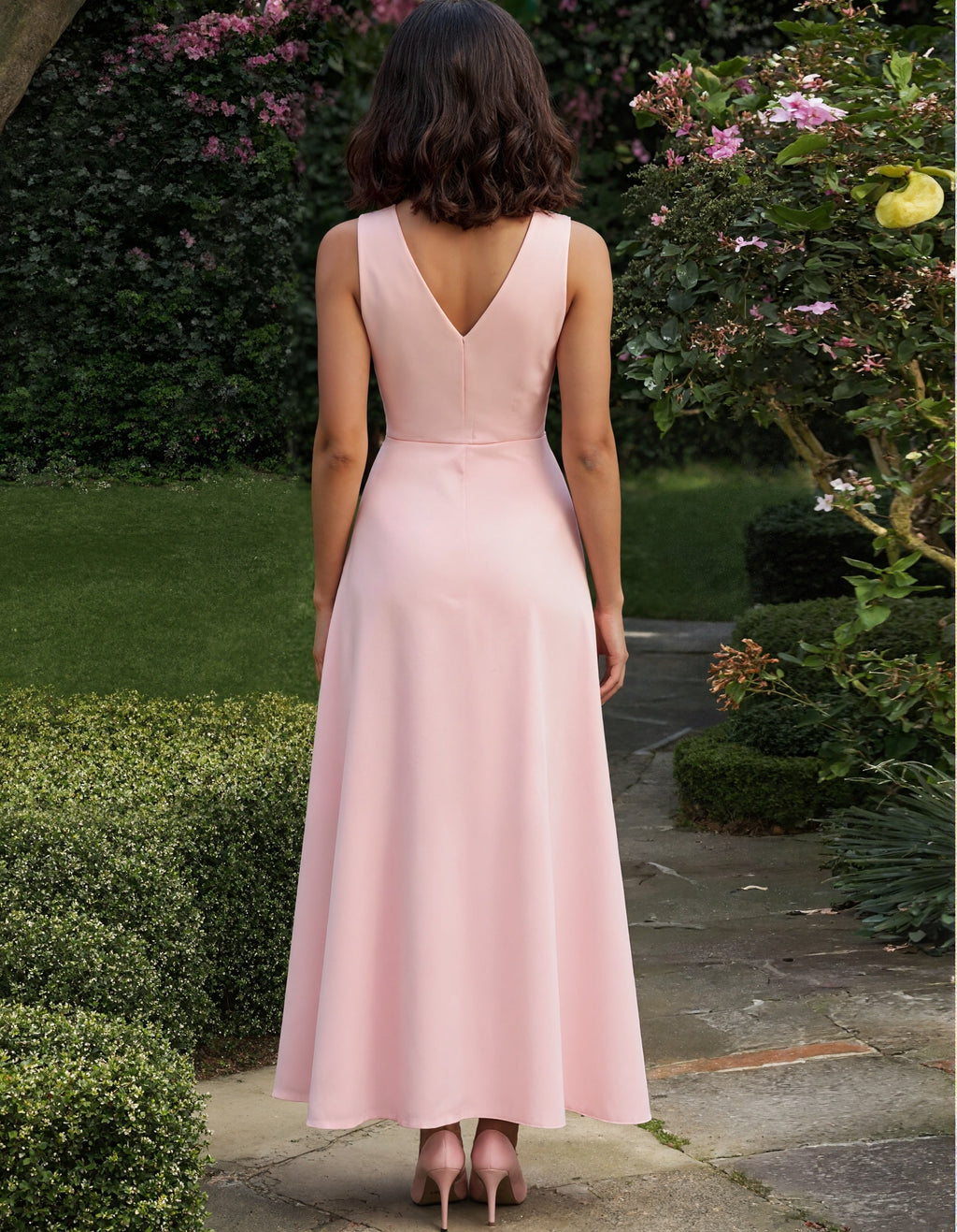 Light Pink Tights Maxi Dress