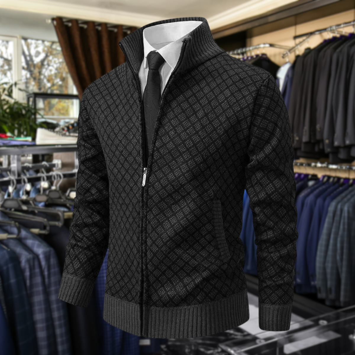 Cardigan in maglia premium morbida