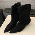 Elegantes Botas de Ante Marrón - LOVRA DESIGN