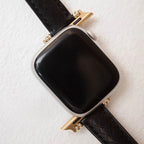 Correa Apple Watch de doble vuelta, cadena entrelazada y camelia esmaltada, para mujer, modelo Queenie
