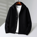 Cardigan con cappuccio