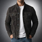 MILANO Structured Italian Suede Jacket