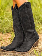 Botas Cowgirl Vintage con Tachuelas