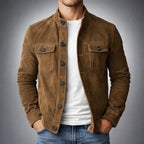 MILANO Structured Italian Suede Jacket