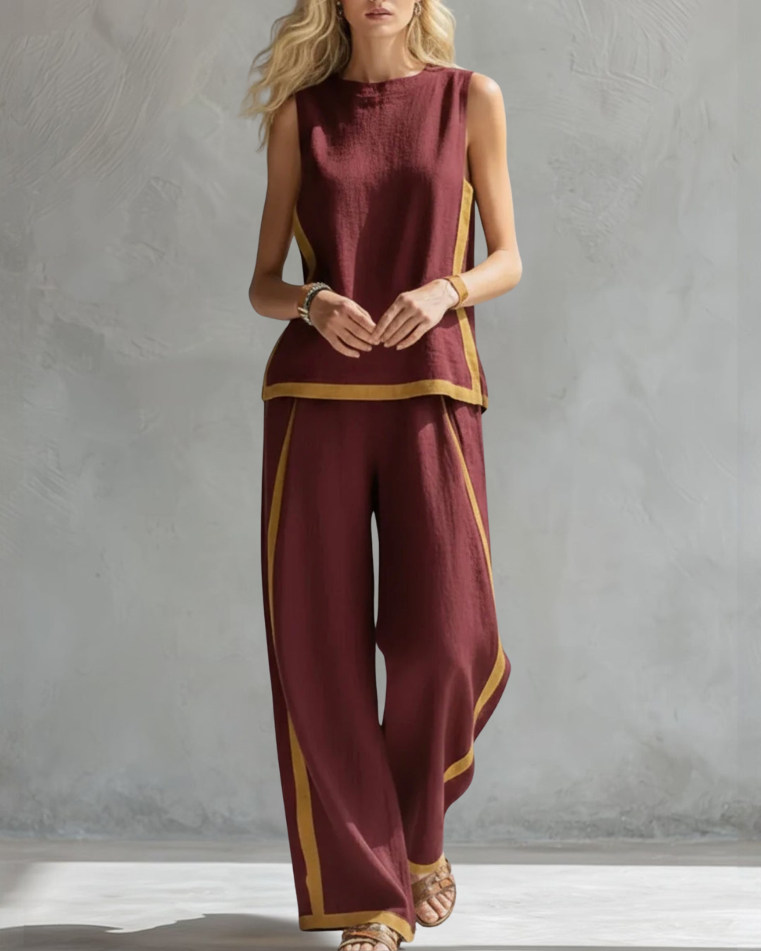 Conjunto dos piezas Petra