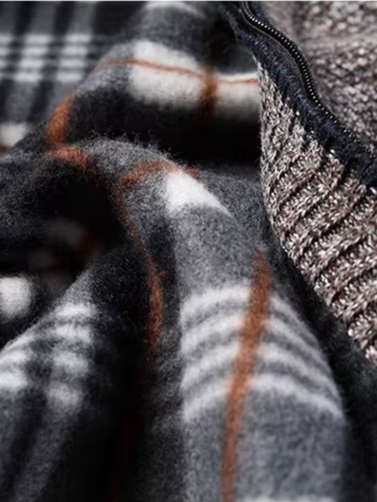Chaqueta de punto con cremallera Harper - LOVRA DESIGN