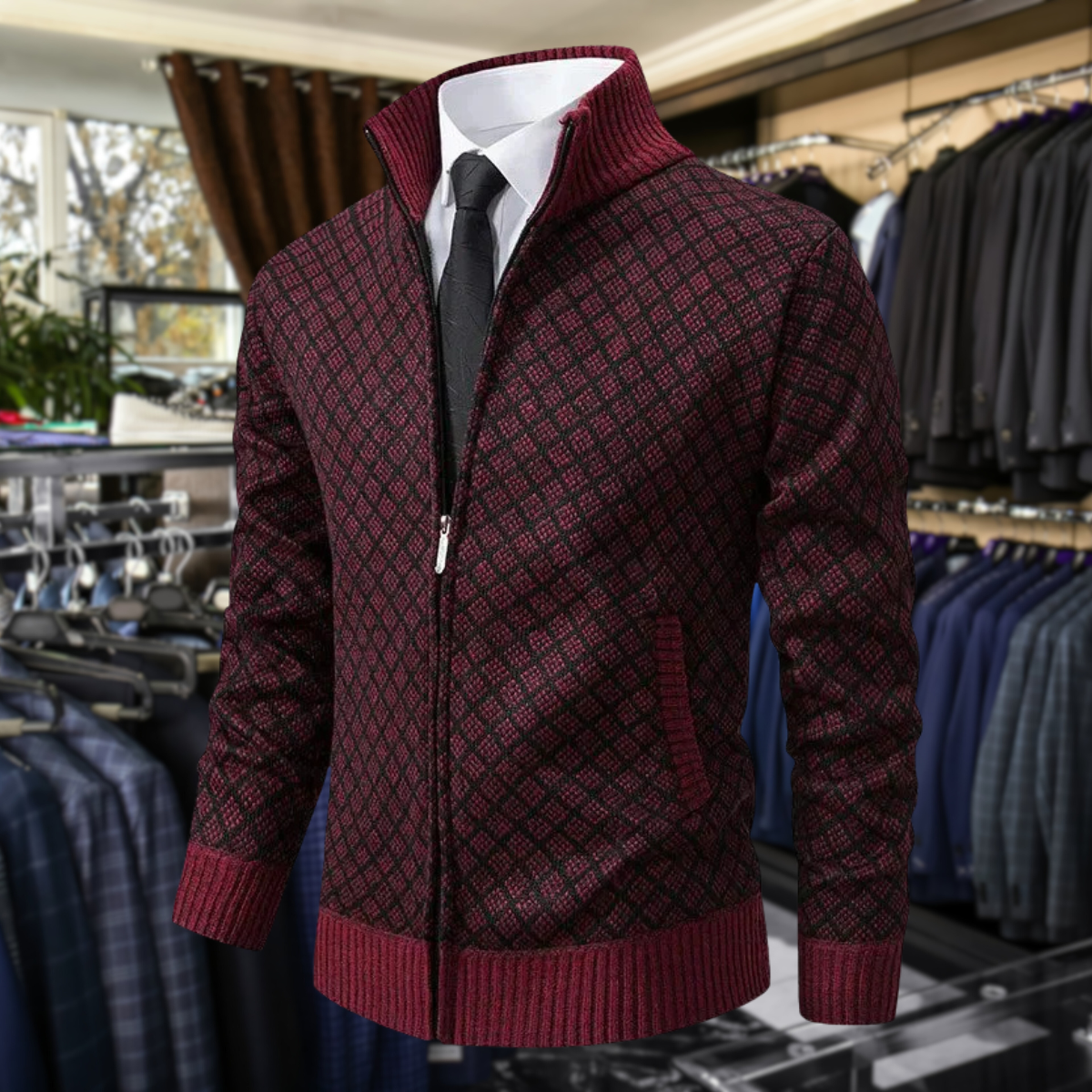 Cardigan in maglia premium morbida