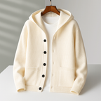 Cardigan con cappuccio