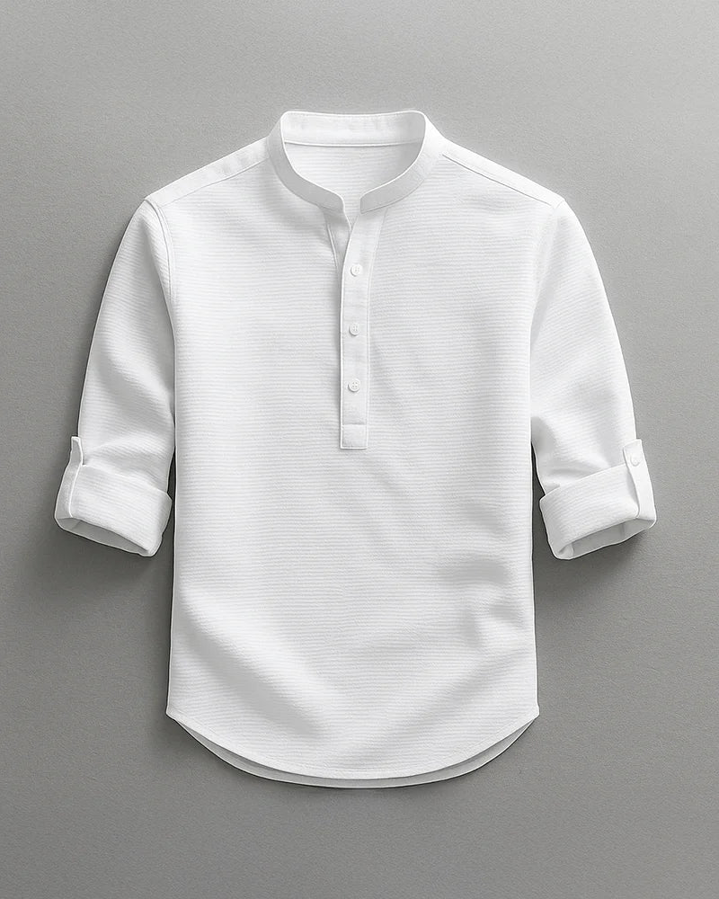 Camisa henley Hudson - LOVRA DESIGN