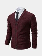 Pull en maille à col en V