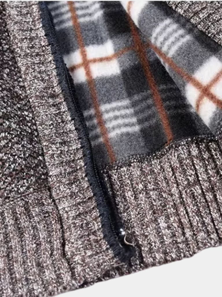 Chaqueta de punto con cremallera Harper - LOVRA DESIGN