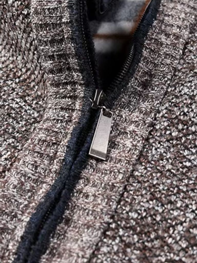 Chaqueta de punto con cremallera Harper - LOVRA DESIGN