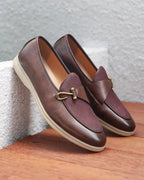Mocasines de piel con hebilla Executive - LOVRA DESIGN