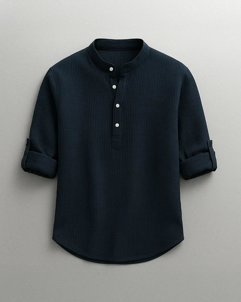 Camisa henley Hudson - LOVRA DESIGN