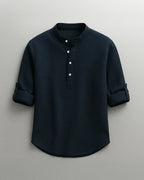 Camisa henley Hudson - LOVRA DESIGN